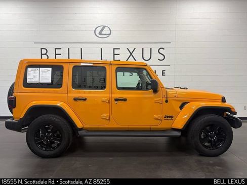 Used 2021 Jeep Wrangler Unlimited Sahara AWD/4WD image 3