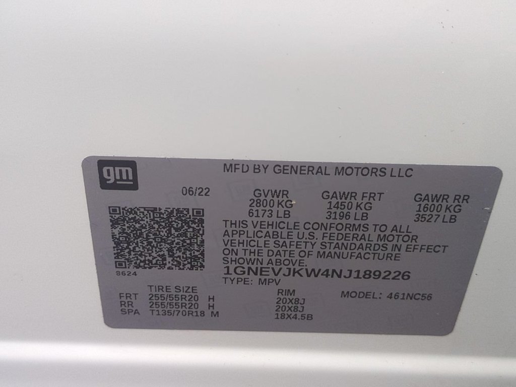 Used 2022 Chevrolet Traverse RS AWD/4WD image 32