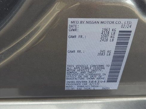 Used 2024 Nissan Altima 2.5 SV FWD image 30
