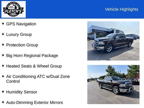 Used 2016 RAM 1500 Big Horn AWD/4WD image 2