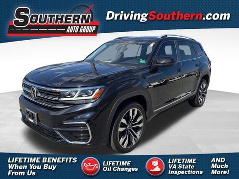 Used 2021 Volkswagen Atlas SEL R-Line AWD/4WD image 1