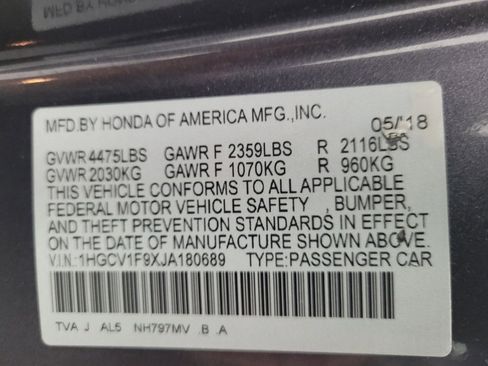 Used 2018 Honda Accord Touring image 33