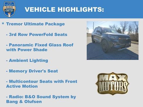 New 2026 Ford Explorer Tremor w/ Tremor Ultimate Package image 6