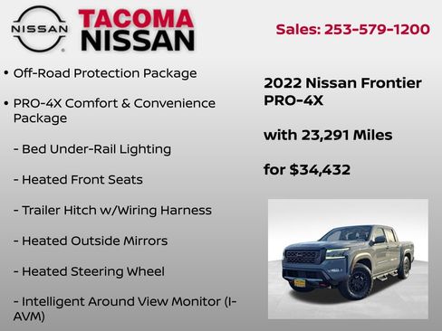 Used 2022 Nissan Frontier PRO-4X w/ Pro-4X Premium Package image 6