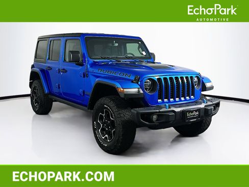 Used 2022 Jeep Wrangler Unlimited Rubicon 4xe w/ Steel Bumper Group image 1