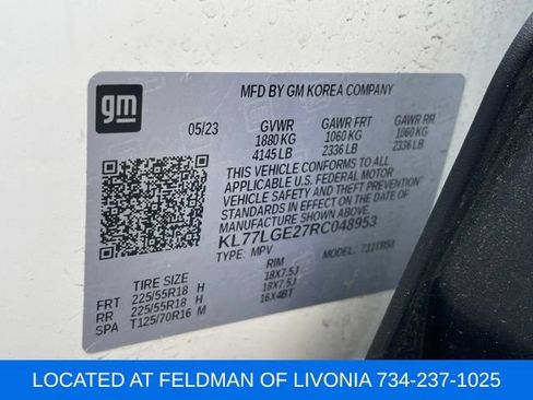 Certified 2024 Chevrolet Trax RS w/ Driver Confidence Package FWD image 10