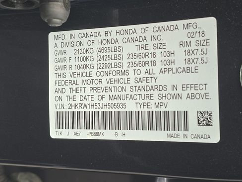 Used 2018 Honda CR-V EX image 34