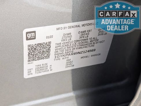 Used 2022 Cadillac XT6 Luxury w/ LPO, Floor Liner Package FWD image 38