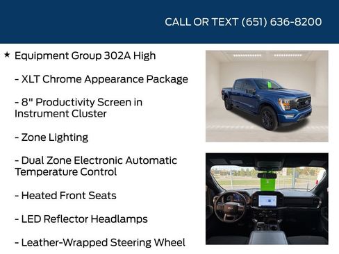 Used 2022 Ford F150 XLT w/ Equipment Group 302A High image 10