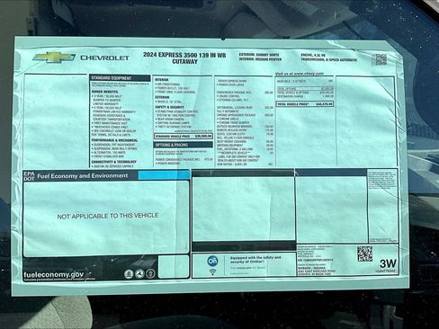 New 2024 Chevrolet Express 3500 93 w/ Power Convenience Package image 14