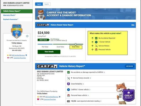 Used 2023 Subaru Legacy Limited image 12