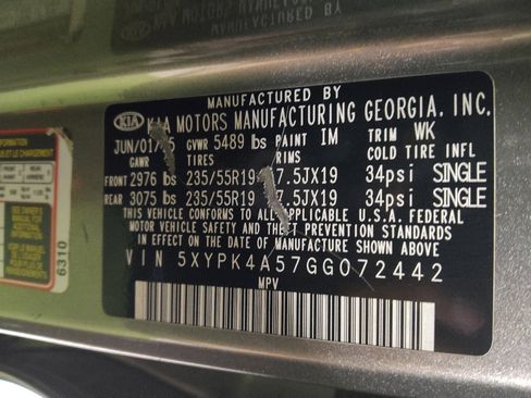 Used 2016 Kia Sorento SX image 33