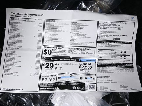 New 2026 BMW 330i xDrive Sedan w/ Premium Package image 37