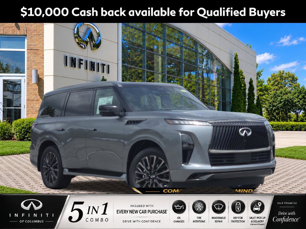 New 2026 INFINITI QX80 Autograph w/ Premium Cargo Package AWD/4WD 360° Tour