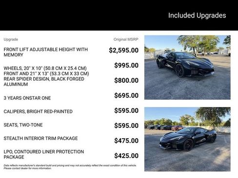 New 2026 Chevrolet Corvette Z06 w/ Stealth Interior Trim Package RWD image 14