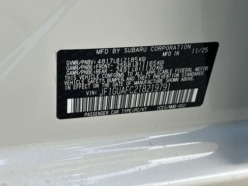 New 2026 Subaru Impreza 2.0i Sport image 32