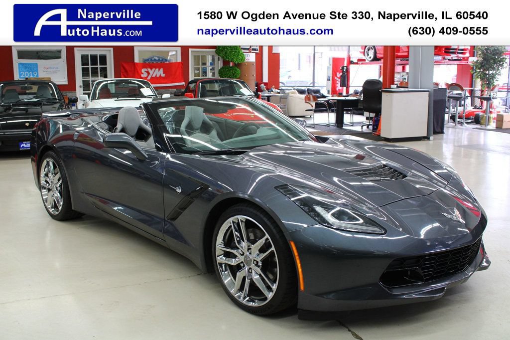 Used 2014 Chevrolet Corvette Stingray Convertible w/ 3LT Preferred Equipment Group RWD image 1