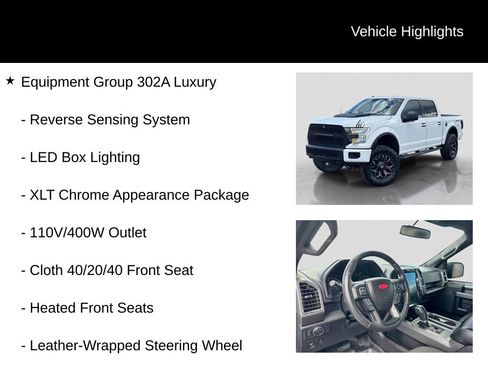 Used 2016 Ford F150 XLT w/ Equipment Group 302A Luxury AWD/4WD image 11
