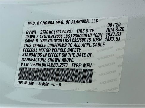 Used 2021 Honda Odyssey EX-L image 38