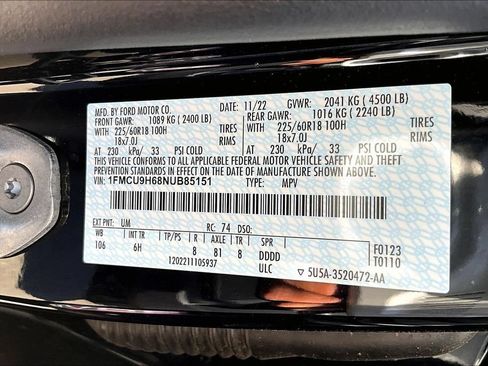 Used 2022 Ford Escape SEL AWD/4WD image 31