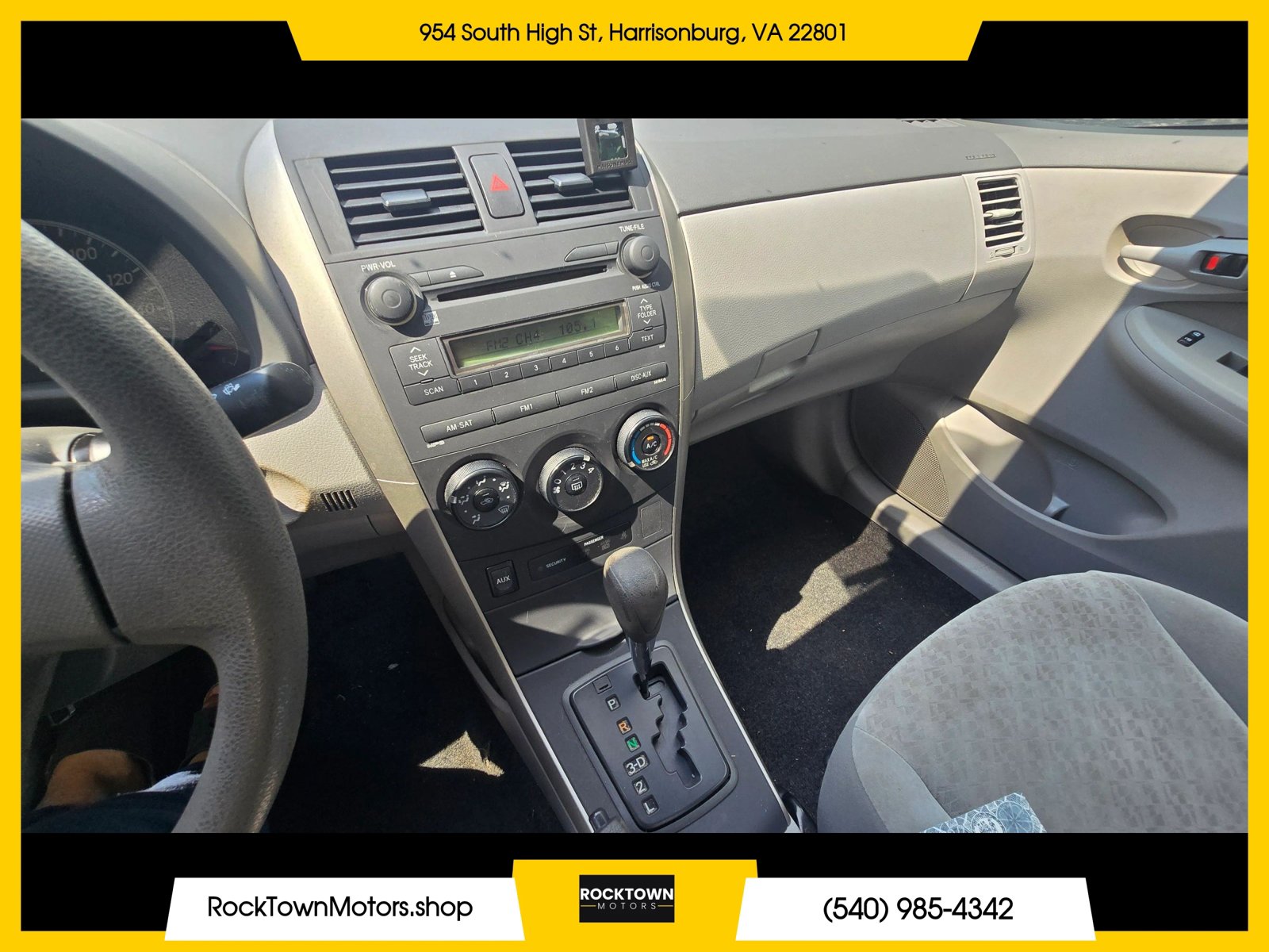 Used 2009 Toyota Corolla LE w/ All Weather Guard Pkg FWD image 11