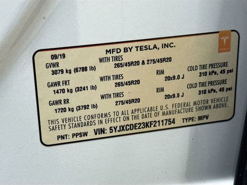 Used 2019 Tesla Model X 75D image 33