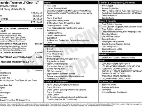 Used 2020 Chevrolet Traverse LT image 6