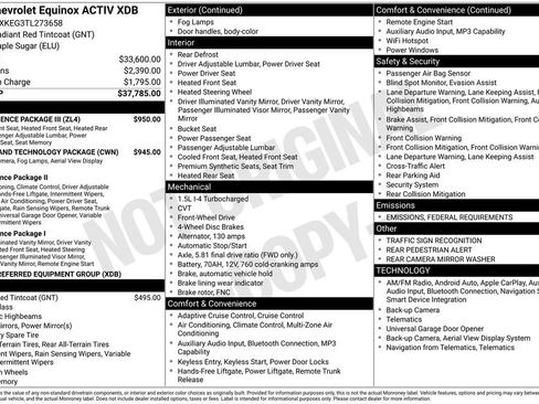 New 2026 Chevrolet Equinox ACTIV w/ Convenience Package III image 28