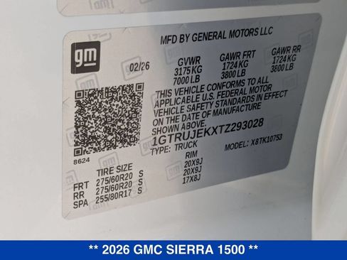 New 2026 GMC Sierra 1500 Elevation AWD/4WD image 43