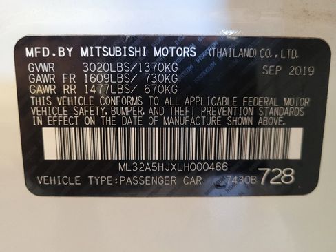 Used 2020 Mitsubishi Mirage GT FWD image 33