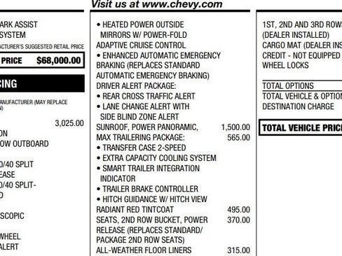 Used 2023 Chevrolet Suburban RST w/ Luxury Package image 3