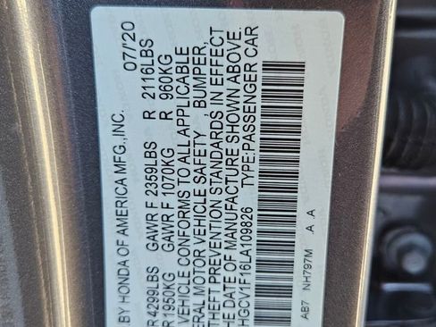 Used 2020 Honda Accord LX image 18