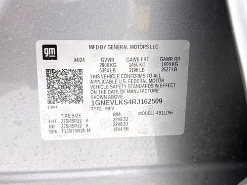Used 2024 Chevrolet Traverse RS w/ LPO, Floor Liner Package AWD/4WD image 37