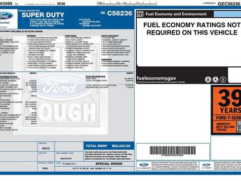 Used 2016 Ford F350 Lariat w/ Chrome Package image 43