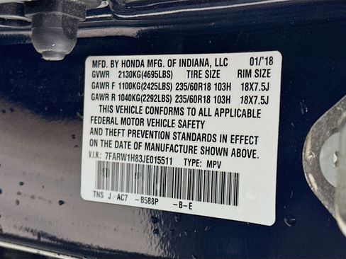 Used 2018 Honda CR-V EX-L image 12