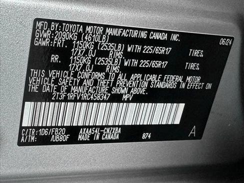 Used 2024 Toyota RAV4 LE AWD/4WD image 22