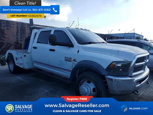 Used 2018 RAM 4500 Tradesman w/ Max Tow Package RWD image 1