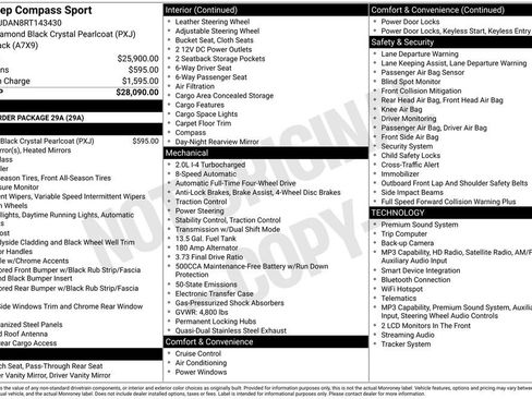 Used 2024 Jeep Compass Sport AWD/4WD image 26