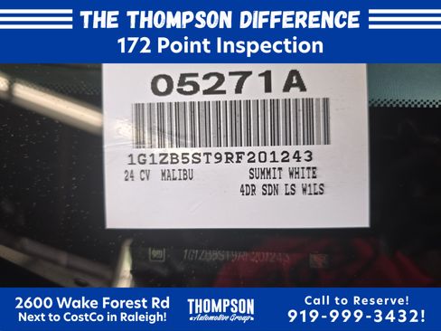 Used 2024 Chevrolet Malibu LS w/ LPO, Floor Liner Package FWD image 33