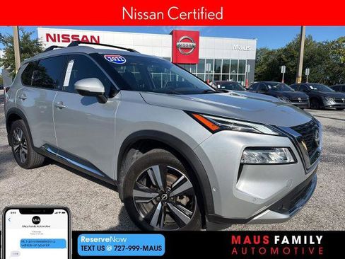 Certified 2022 Nissan Rogue Platinum w/ Head-Up Display Package FWD image 1