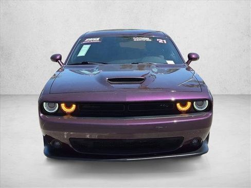 Used 2021 Dodge Challenger R/T w/ Blacktop Package RWD image 2