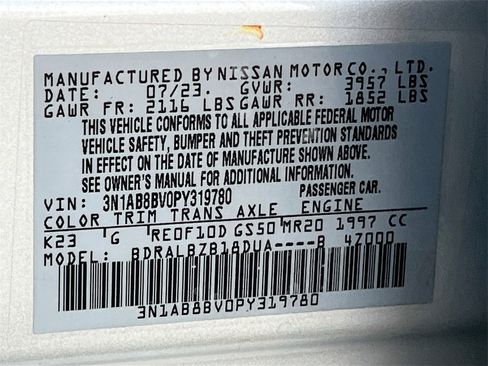 Used 2023 Nissan Sentra S image 29