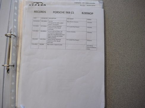 Used 1993 Porsche 968 image 78