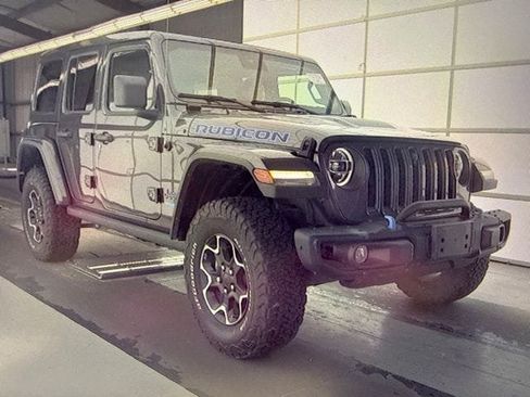 Used 2021 Jeep Wrangler Unlimited Rubicon 4xe w/ Steel Bumper Group AWD/4WD image 1