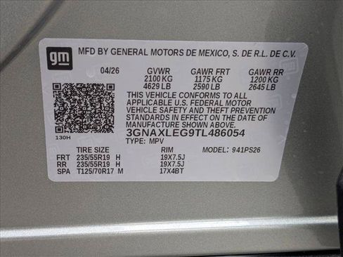 New 2026 Chevrolet Equinox RS w/ Safety and Technology Package FWD image 18