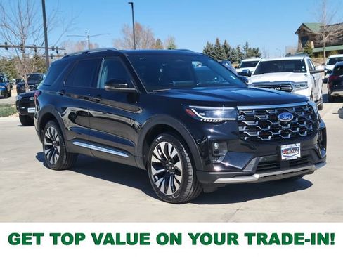 Certified 2025 Ford Explorer Platinum w/ LUX Leather Package image 1