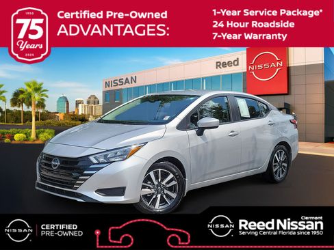 Certified 2025 Nissan Versa SV w/ Trunk Package FWD image 1