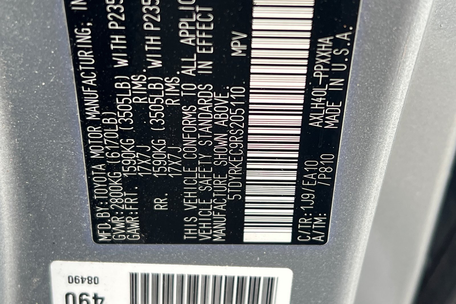 Used 2024 Toyota Sienna XLE FWD image 29