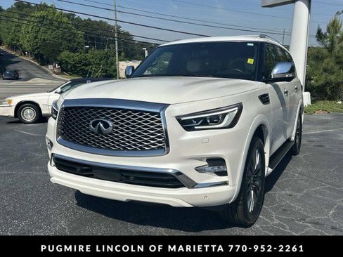 Used 2021 INFINITI QX80 Sensory w/ Cargo Package RWD image 3