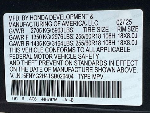 Used 2025 Honda Pilot EX-L image 32